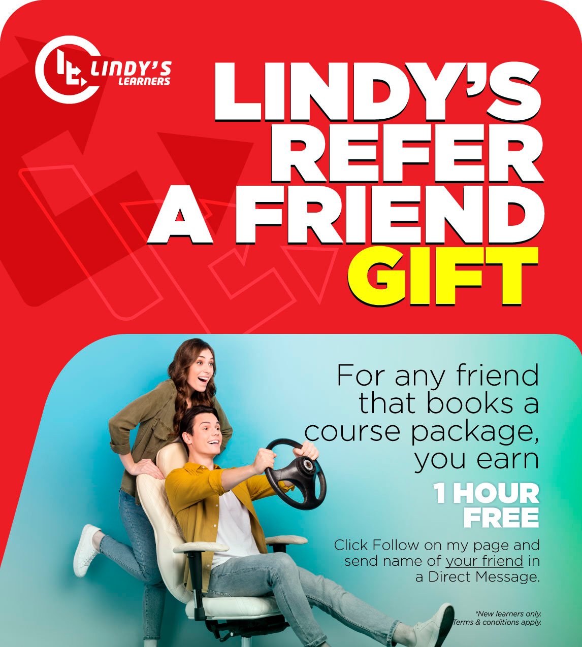 Lindy's Refer a Friend August Campaign Portrait